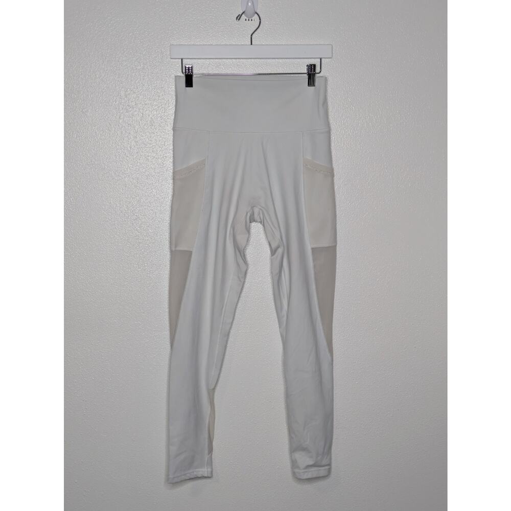 Offline by Aerie Goals 7/8 Leggings High Rise Mesh Pockets White Size Large